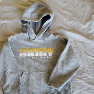 Gray Army youth hoodie